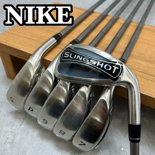 NIKE ナイキ SLINGSHOT スリングショット レディースゴルフ アイアンセット 6〜SW 6本 右利き用 カーボン W