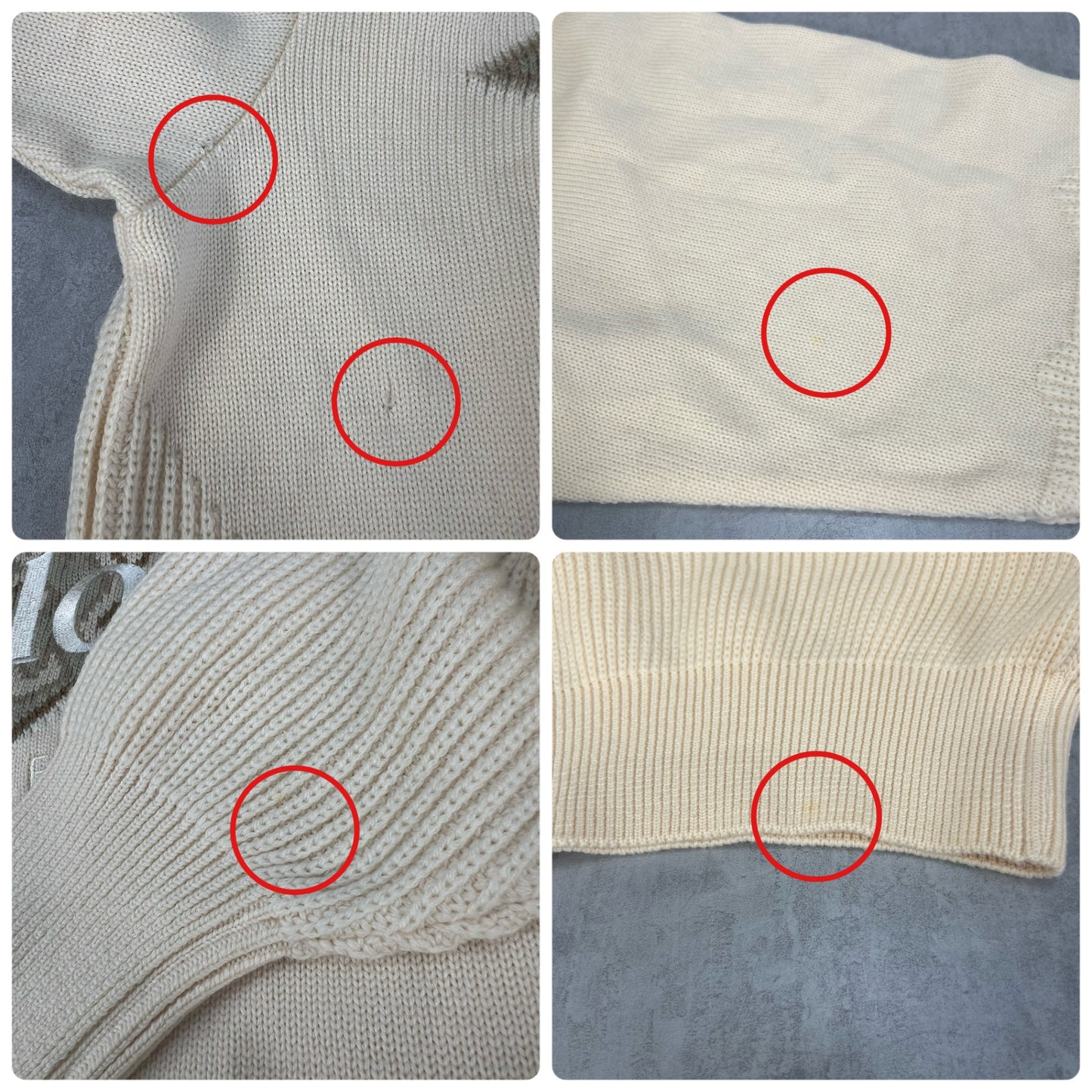 Chloe　クロエ　レディース　女性用 長袖トップス セーター　クルーネック　ラウンドネック　丸首　ベージュ　Mサイズ