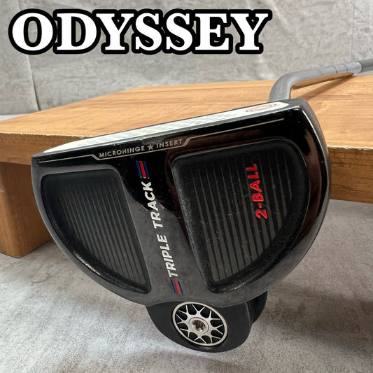 オデッセイ　トリプルトラック　2ボール　メンズゴルフ　パター　右利き用　ODYSSEY　TRIPLE　TRACK　2-BALL
