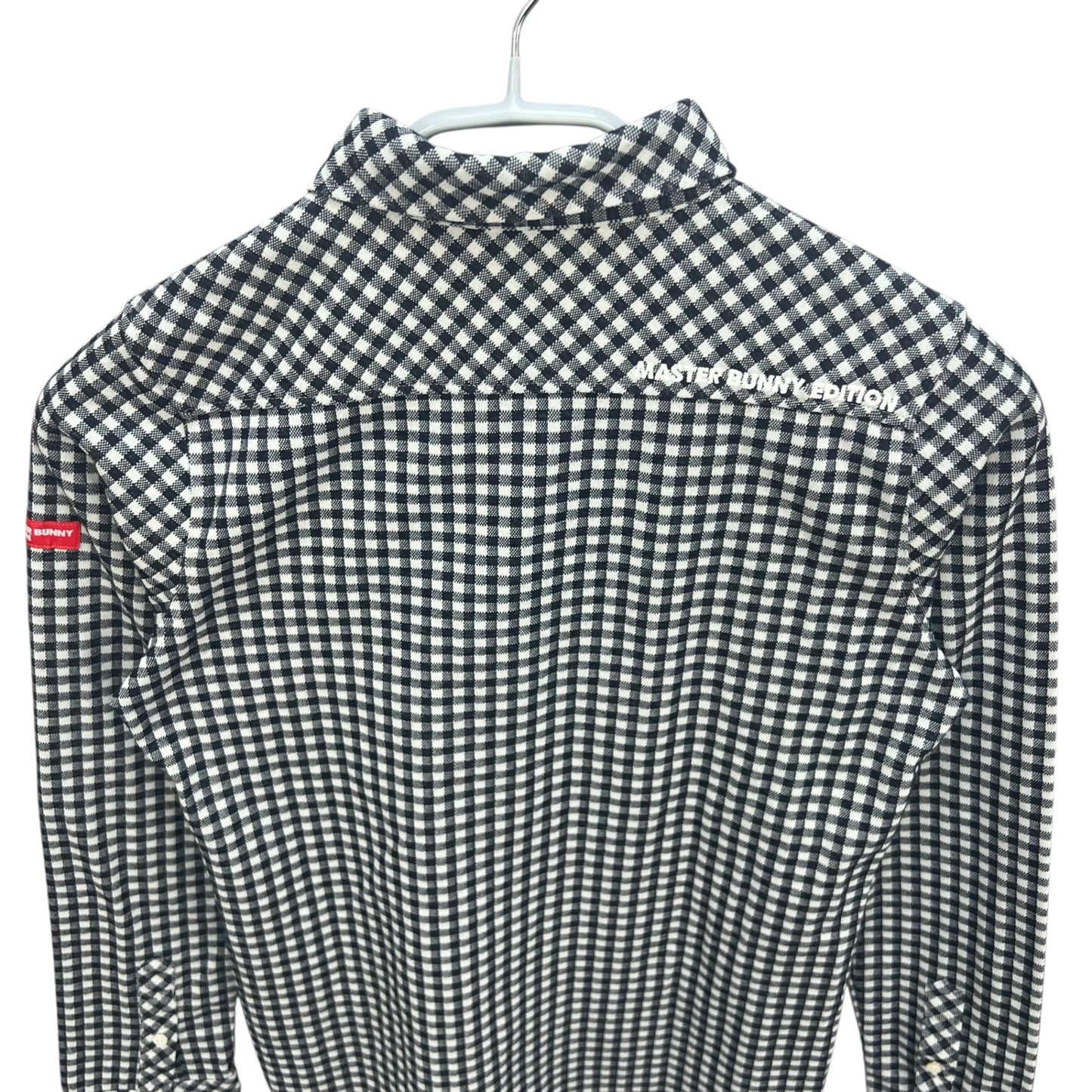 マスターバニーエディション　レディース　長袖シャツ　チェックデザイン　ワンポイントロゴ　トップス　女性用 ゴルフアパレル　MASTER BUNNY EDITION