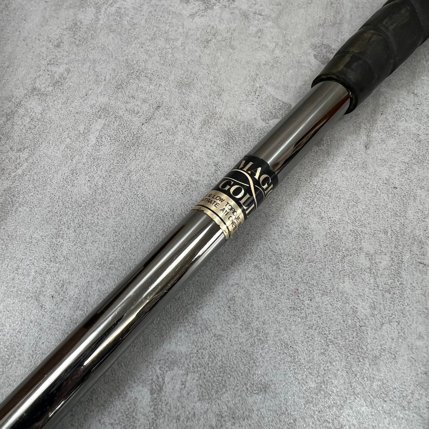 ツアークラシック　ロイヤルパーシモン　メンズゴルフ　木製パター	マレット	ベントネック	34.8インチ　右利き用