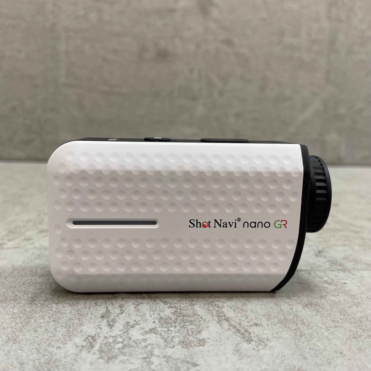 Shot Navi ショットナビ nano GR ゴルフ レーザー距離計 ホワイト 白 ラウンドアクセサリー アイテム