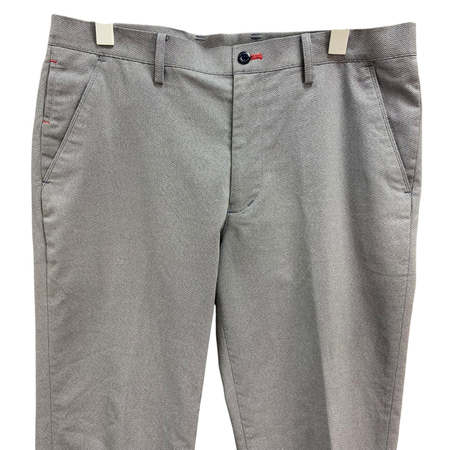 マンシングウェア　メンズ　ボトムス　総柄　グレー系　Lサイズ相当　パンツ　ズボン　スラックス　男性用　ゴルフアパレル　Munsingwear