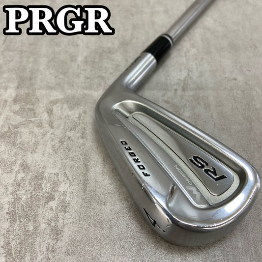 プロギア　RS　フォージド　メンズゴルフ　アイアン　4番　S　右利き用　PRGR　FORGED