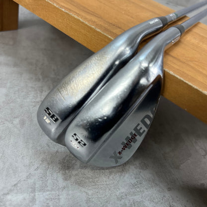 ツアーステージ　X-WEDGE　メンズゴルフ　ウェッジ2本セット　S200　右利き用　アプローチ　サンド　52° 58°　TOURSTAGE
