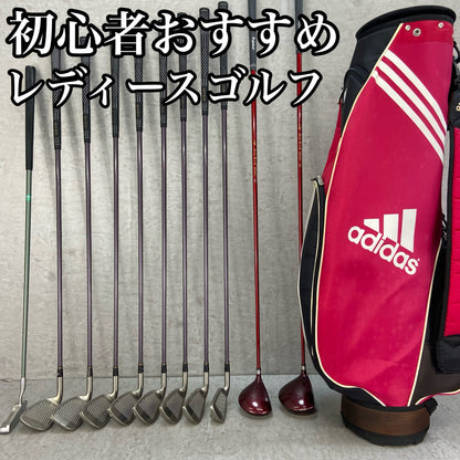 AIRWIN アディダス　レディースゴルフ　クラブセット　11本　L 右利き用　adidas