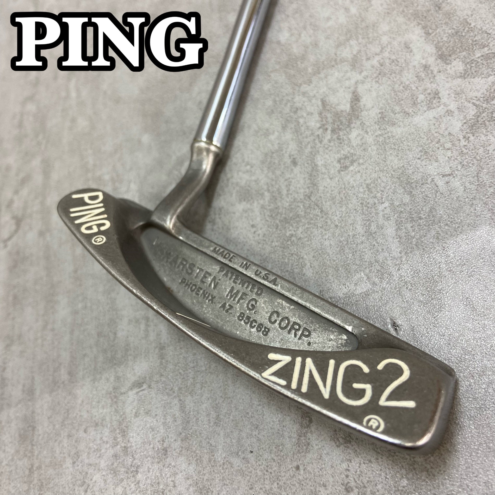 超希少 PING ZING2 シリアル同一 ウッドセット メンズ ゴルフ メタル PING ZING2 ステンレス メンズゴルフ パター 右利き用 ピン – Soden Golf