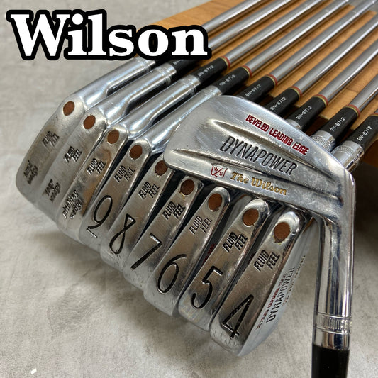 ウィルソン ダイナパワー メンズゴルフ アイアンセット 10本 右利き用 スチール S400 Wilson DYNAPOWER