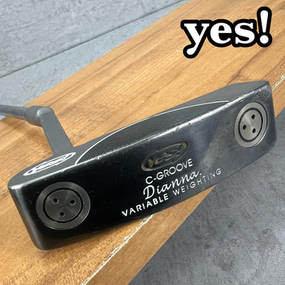 アダムスゴルフ 　yes!　C-Groove　Dianna　メンズゴルフ　パター　ピン型　左利き　レフティ　約33インチ　Adams Golf　イエス　ダイアナ