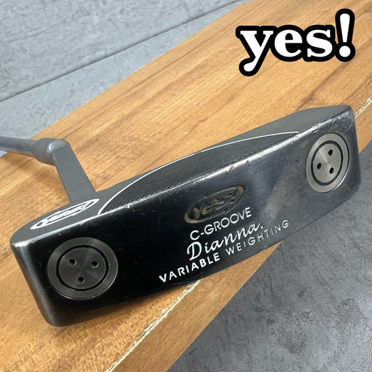 アダムスゴルフ 　yes!　C-Groove　Dianna　メンズゴルフ　パター　ピン型　左利き　レフティ　約33インチ　Adams Golf　イエス　ダイアナ