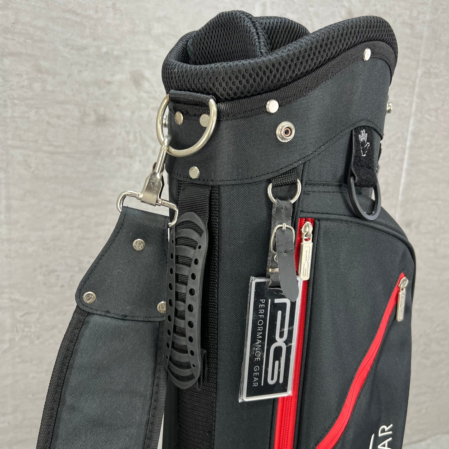 パフォーマンスギア　ゴルフ　スタンド式キャディバッグ　約８型　ブラック　黒　PERFORMANCE GEAR