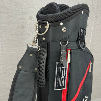 パフォーマンスギア　ゴルフ　スタンド式キャディバッグ　約８型　ブラック　黒　PERFORMANCE GEAR