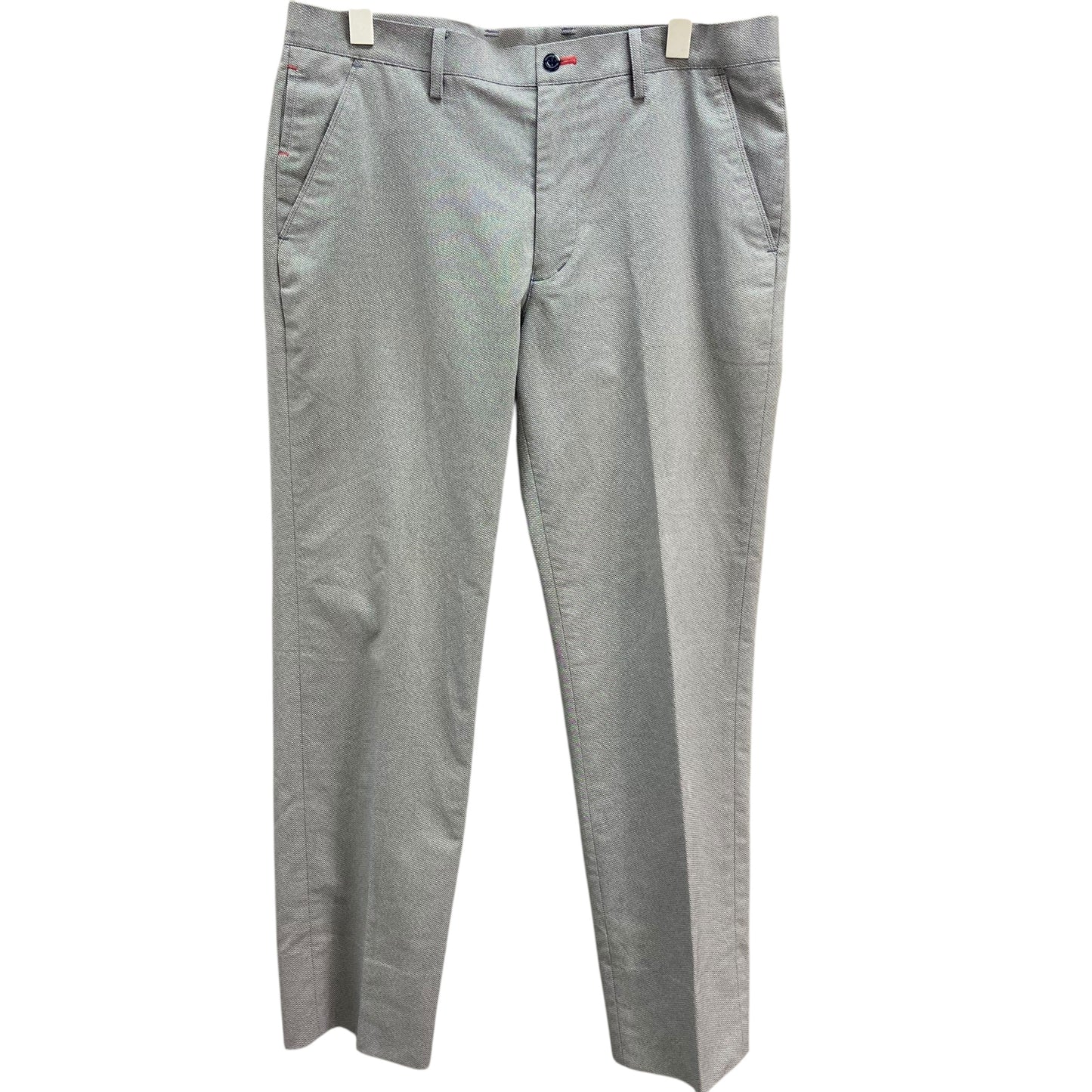 マンシングウェア　メンズ　ボトムス　総柄　グレー系　Lサイズ相当　パンツ　ズボン　スラックス　男性用　ゴルフアパレル　Munsingwear