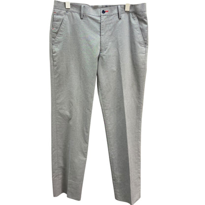 マンシングウェア　メンズ　ボトムス　総柄　グレー系　Lサイズ相当　パンツ　ズボン　スラックス　男性用　ゴルフアパレル　Munsingwear