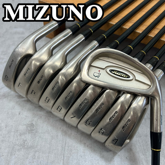 ミズノ マスターズ フォージド メンズゴルフ アイアンセット 10本 右利き用 R カーボン MIZUNO MASTERS FORGED