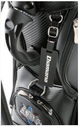 20周年記念　　三菱ケミカル　ディアマナ　ゴルフ用　キャディバッグ　ブラック　黒　カート式　ラウンドアイテム　Diamana