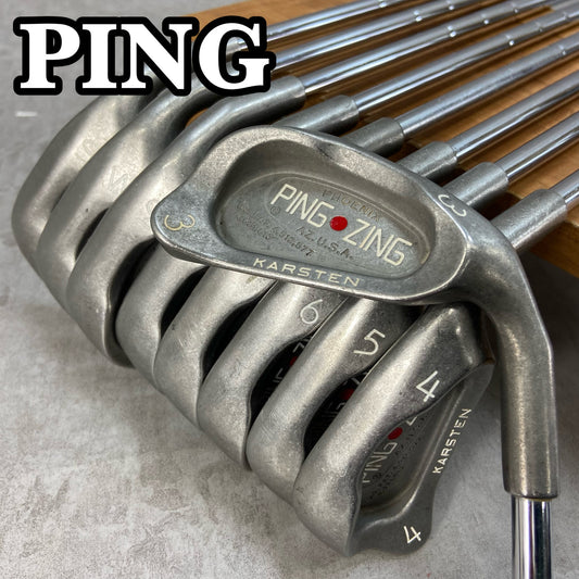 PING ZING メンズゴルフ アイアンセット 9本 右利き用 ピン