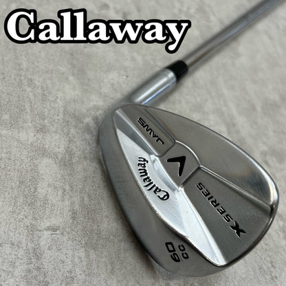 Callaway　キャロウェイ　X SERIES JAWS　ジョーズ　メンズゴルフ　LW　ロブウェッジ　60°　34.75インチ　D-4　SR　右利き用