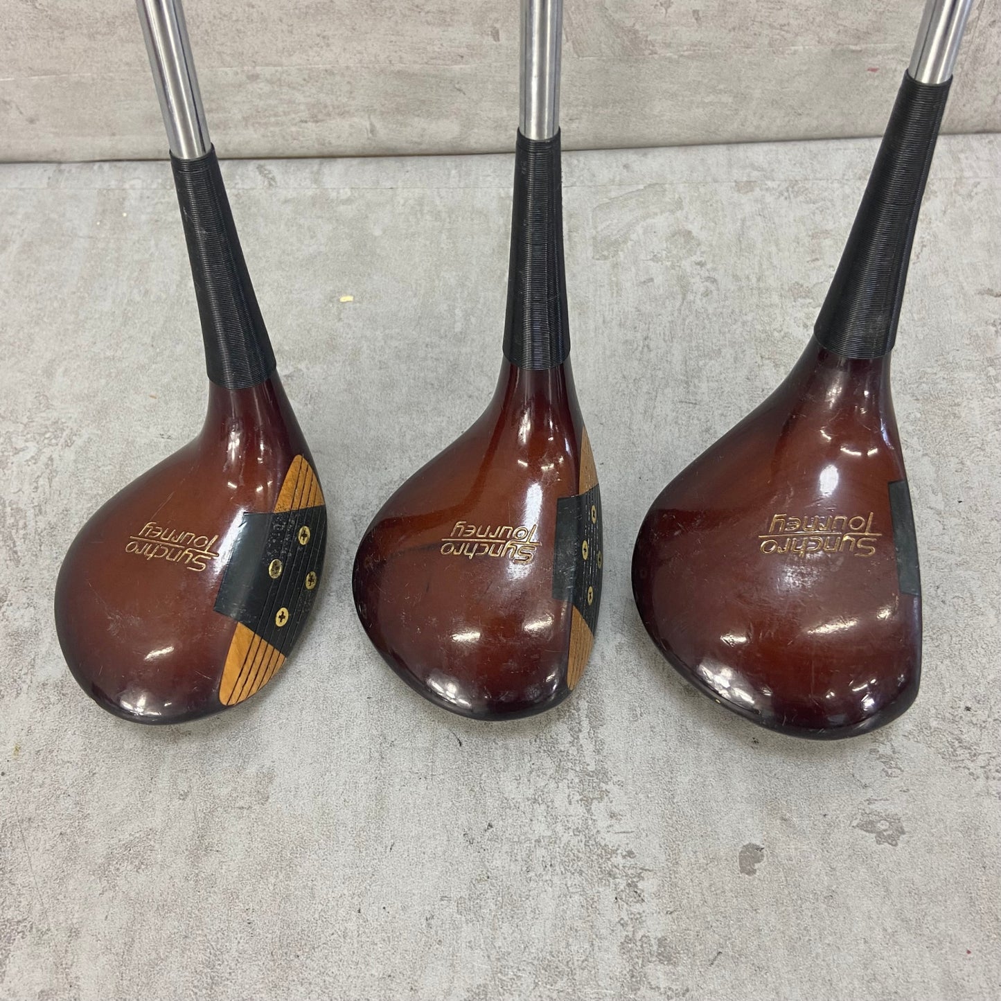 マグレガー　カスタムターニー　メンズゴルフ　パーシモンセット　3本　右利き用　木製　ウッド　MacGregor　CUSTOM TOURNEY