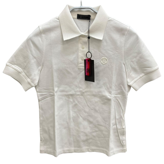 タグ付き　ジーフォア　レディースゴルフアパレル　半袖ポロシャツ　サイズS　ホワイト　女性用　ウェア　G/FORE