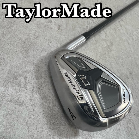 TaylorMade テーラーメイド Qi MAX マックス メンズゴルフ ウェッジ AW アプローチ 右利き REAX75 カーボン S
