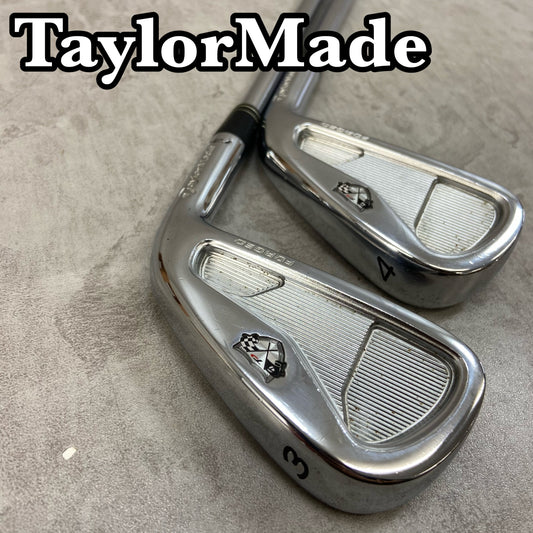 テーラーメイド　TP rac FORGED　メンズゴルフ　アイアンセット　2本　S300 右利き用　ロング　3番　4番　TaylorMade