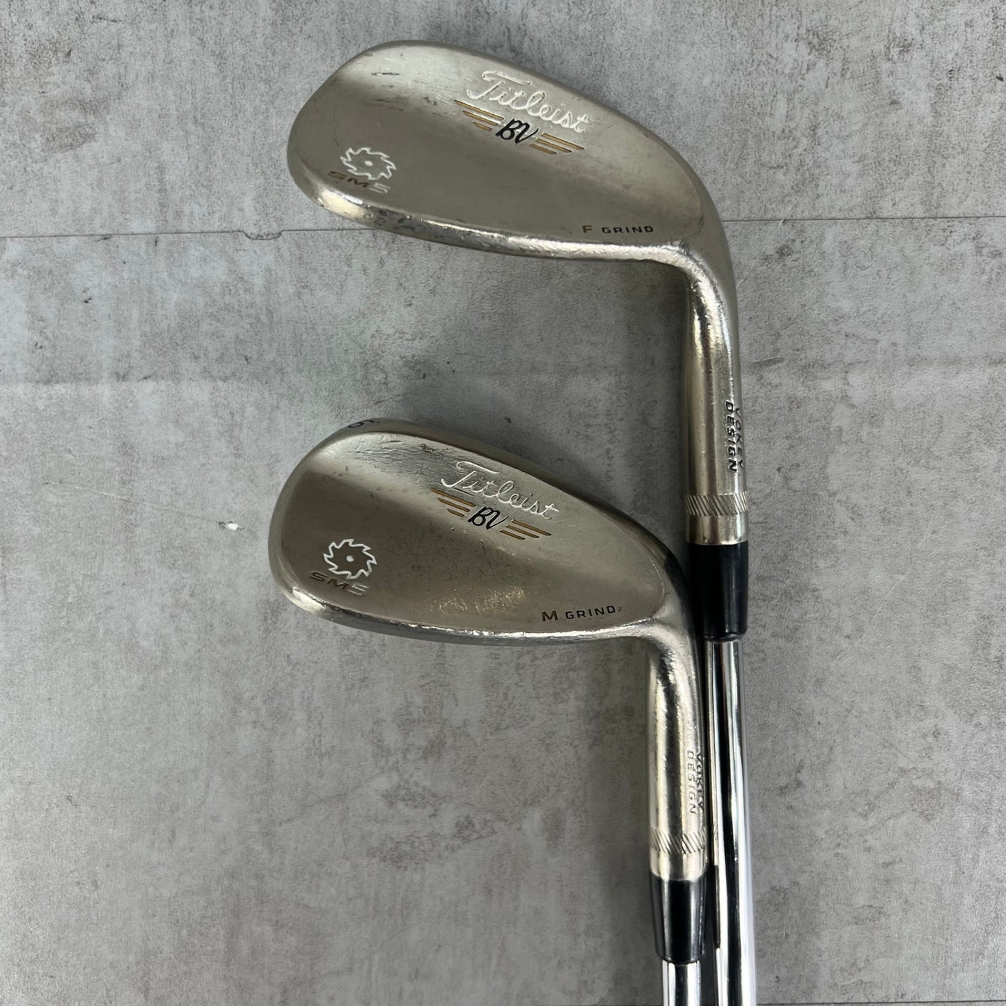 タイトリスト　ボーケイデザイン　SM5　メンズゴルフ　ウェッジ2本セット　S200　右利き用　アプローチ　サンド　52° 56° Titleist　VOKEY DESIGN