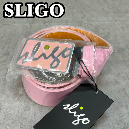 スライゴ　ゴルフ　レディースアパレル　ベルト　ピンク　合成皮革　SLIGO　女性用