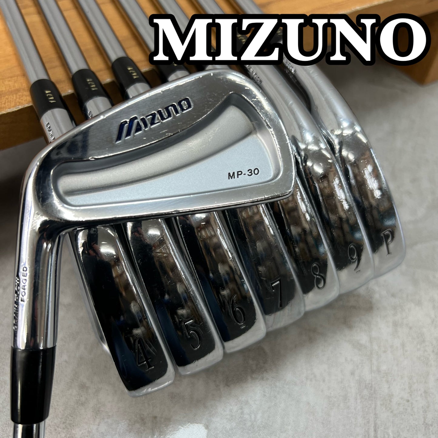 レフティー　ミズノ　MP-30　メンズゴルフ　アイアンセット　8本　SR 　左利き用　Mizuno