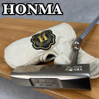 ホンマ　HC-7003　メンズゴルフ　パター　中空構造　ピン型　約34インチ　右利き　HONMA　CAVE PUTTER
