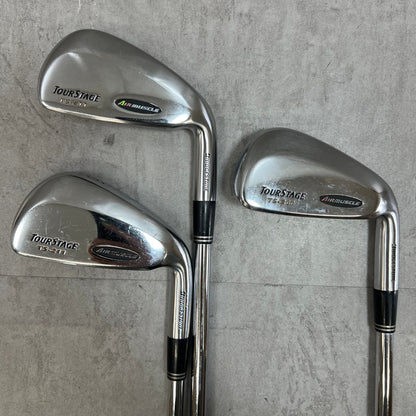 ツアーステージ TOURSTAGE　エアーマッスル　TS-211　メンズゴルフ　アイアンセット 4番〜PW　7本　右利き用 N.S.PRO 950GH スチール S