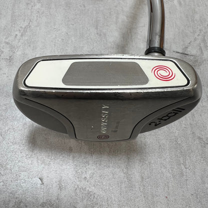 オデッセイ　ホワイトスチール　2ボール　メンズゴルフ　パター　右利き用　34インチ　ネオマレット　ODYSSEY WHITE STEEL
