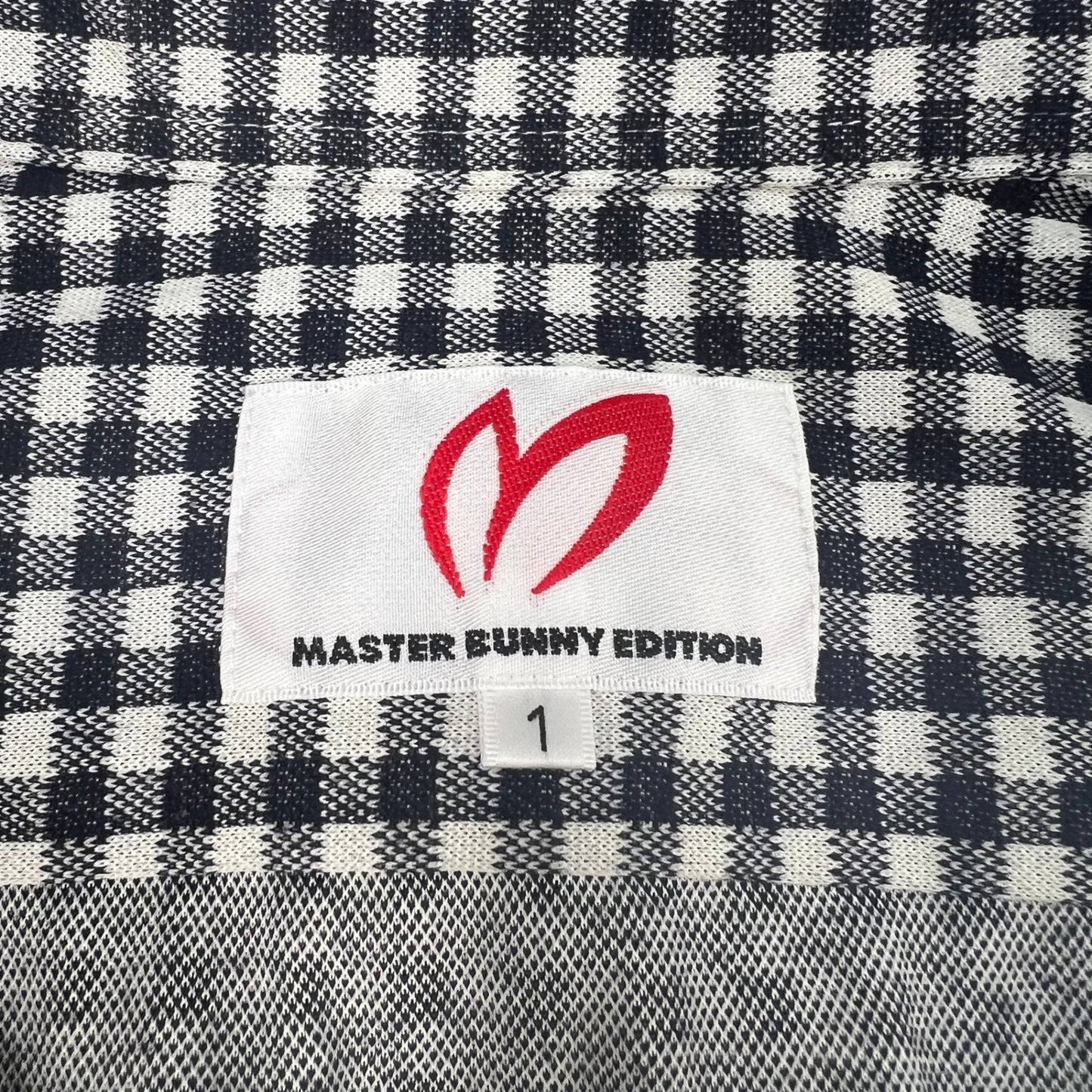 マスターバニーエディション　レディース　長袖シャツ　チェックデザイン　ワンポイントロゴ　トップス　女性用 ゴルフアパレル　MASTER BUNNY EDITION