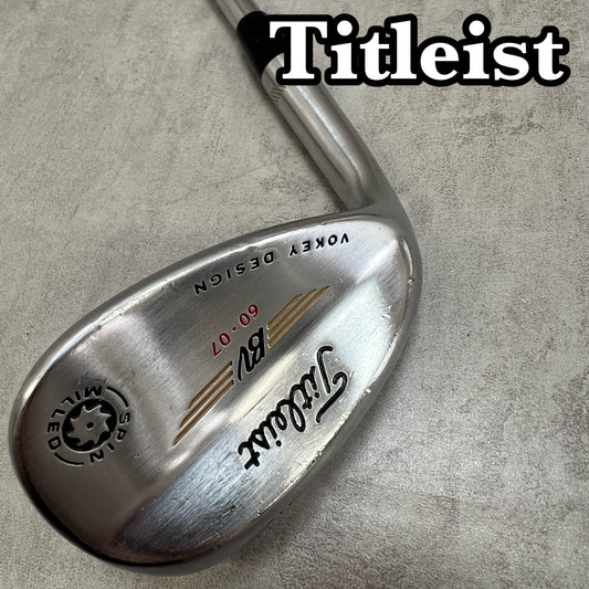 Titleist　タイトリスト　ボーケイデザイン　メンズゴルフ　LW　ロブウェッジ　60°　34.5インチ　D-3　S　レフティー　左利き用