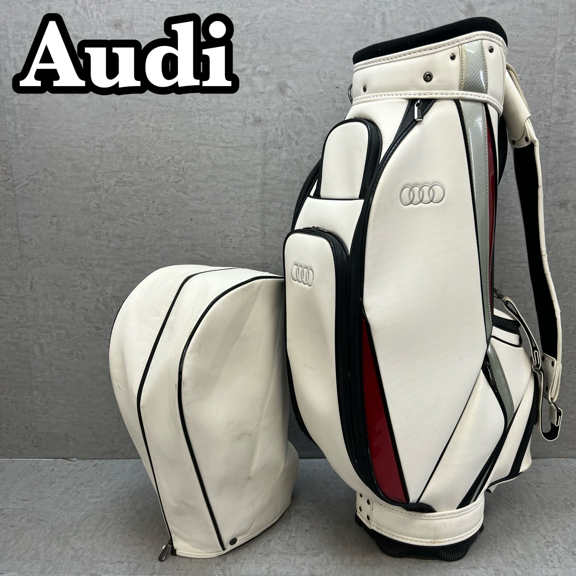 AUDIゴルフ キャディバッグ キャディーバック ゴルフバッグ 楽天市場】【 AUDI 純正 】ゴルフバッグ テーラーメイド 9.5型 3.4kg