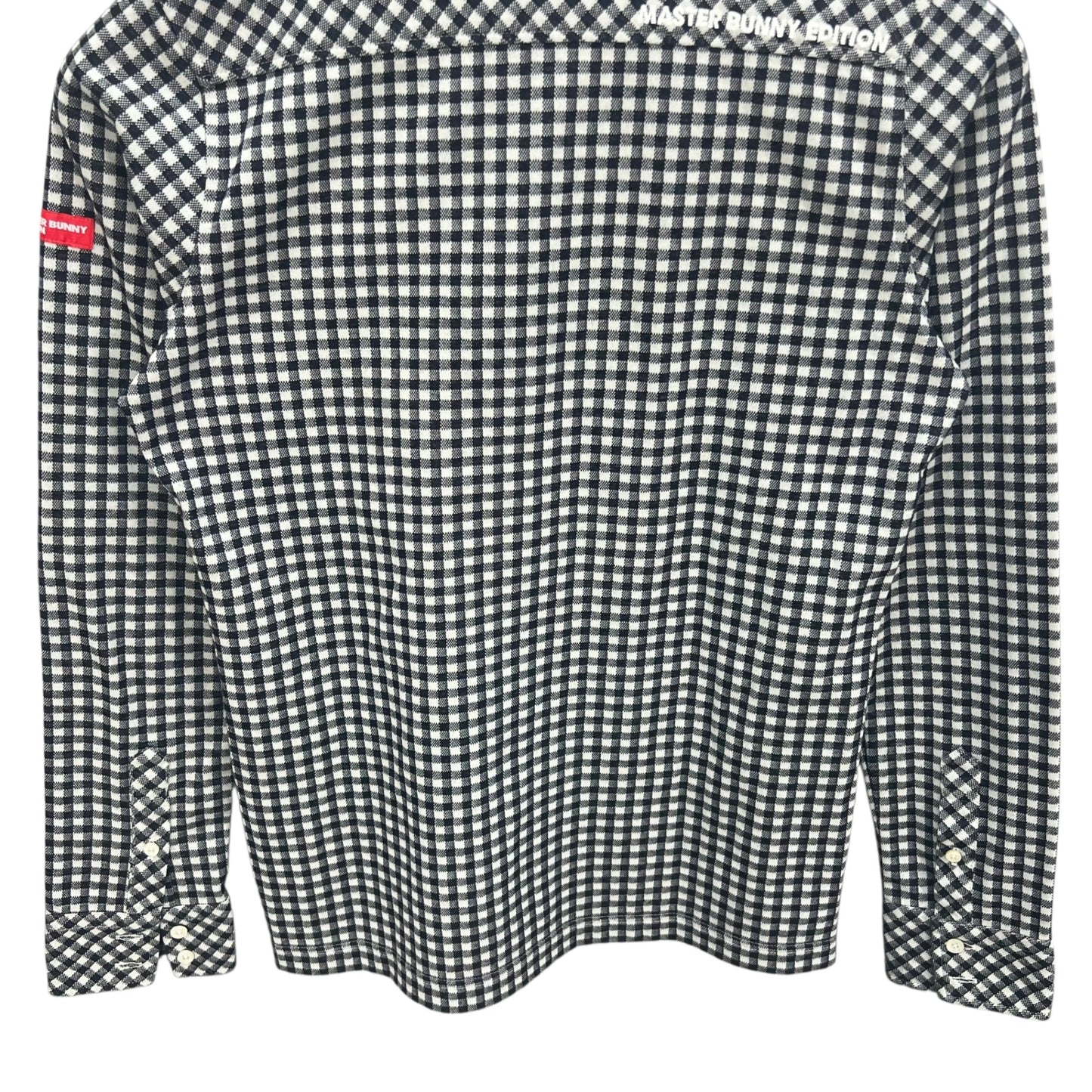 マスターバニーエディション　レディース　長袖シャツ　チェックデザイン　ワンポイントロゴ　トップス　女性用 ゴルフアパレル　MASTER BUNNY EDITION