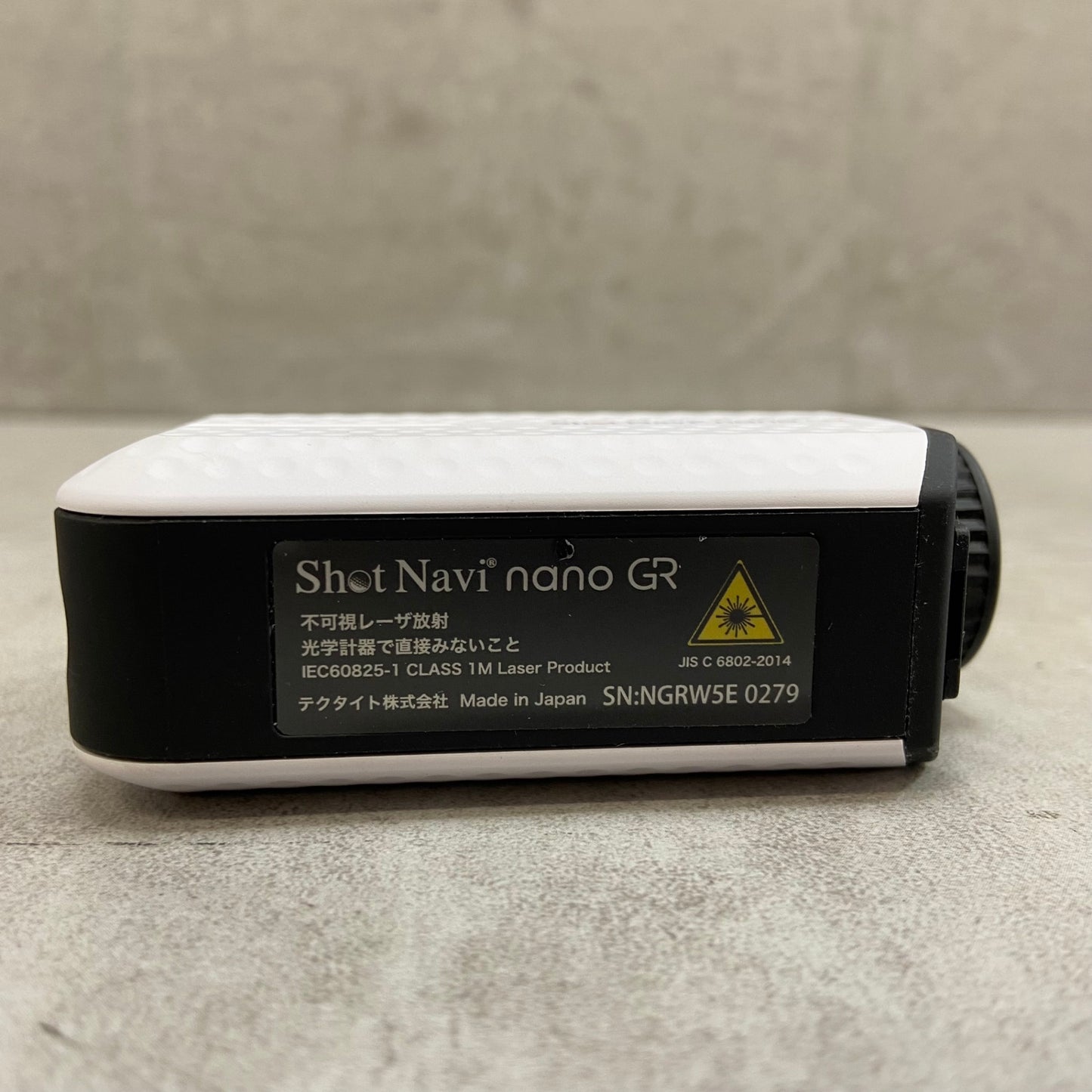 Shot Navi ショットナビ nano GR ゴルフ レーザー距離計 ホワイト 白 ラウンドアクセサリー アイテム