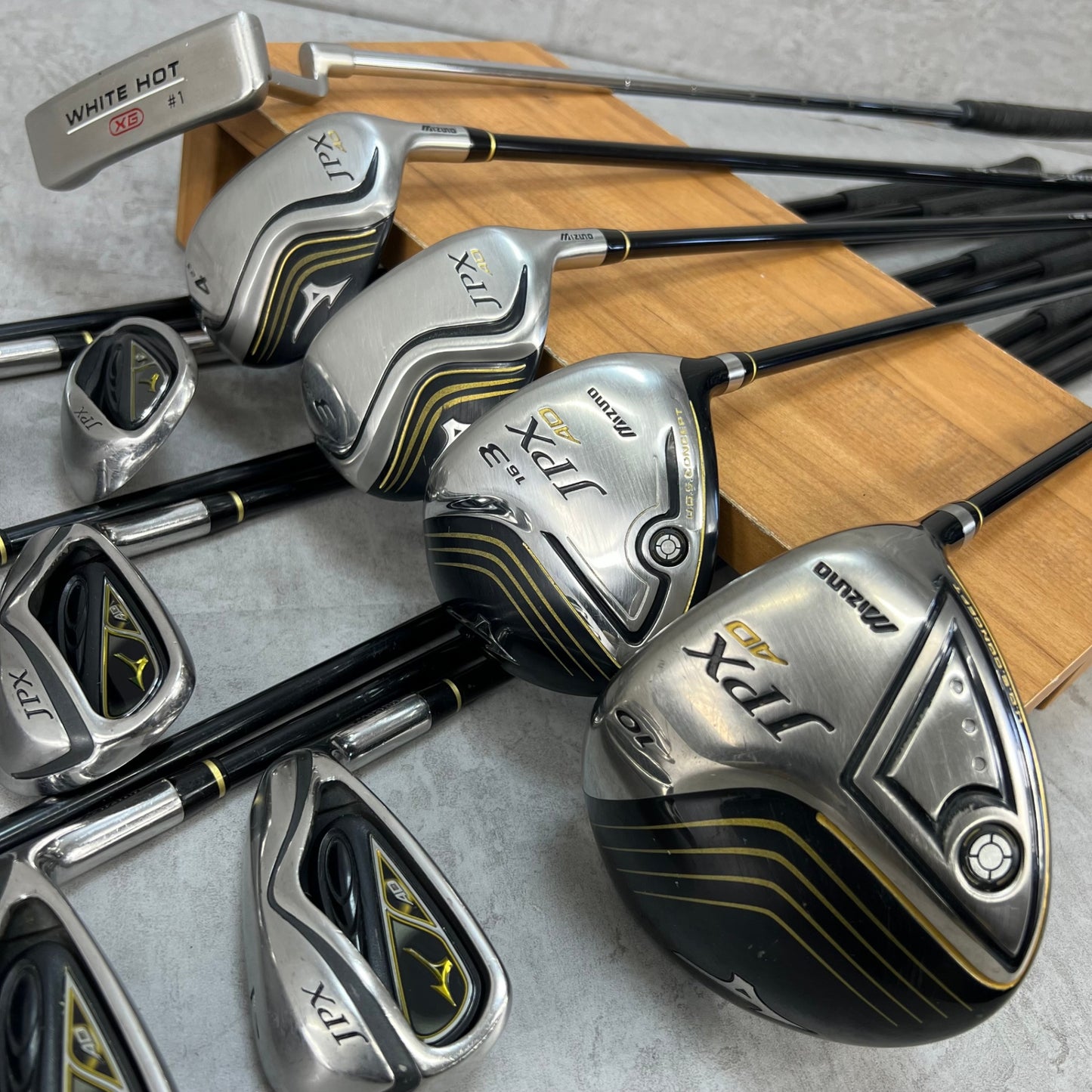 ミズノ　アディダス　メンズゴルフ　クラブセット　13本　SR　右利き用　Mizuno　adidas