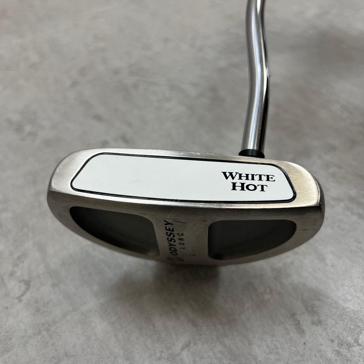 長尺　ODYSSEY　オデッセイ　WHITEHOT　２･BALL　メンズゴルフ　PT　パター　ネオマレット　ベントネック　45.9インチ　右利き用