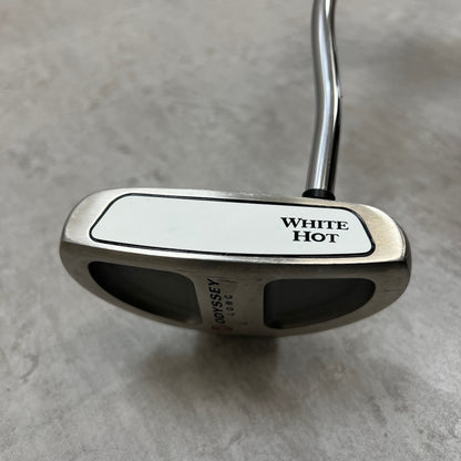 長尺　ODYSSEY　オデッセイ　WHITEHOT　２･BALL　メンズゴルフ　PT　パター　ネオマレット　ベントネック　45.9インチ　右利き用