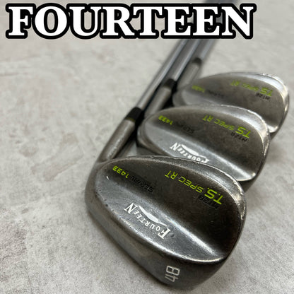2000本限定品　FOURTEEN　フォーティーン　MT28　T.S　SPEC　RT　メンズゴルフ　ウェッジ3本セット　PW　ピッチング　AW　アプローチ　SW　サンド　48、53、58°　S　右利き用