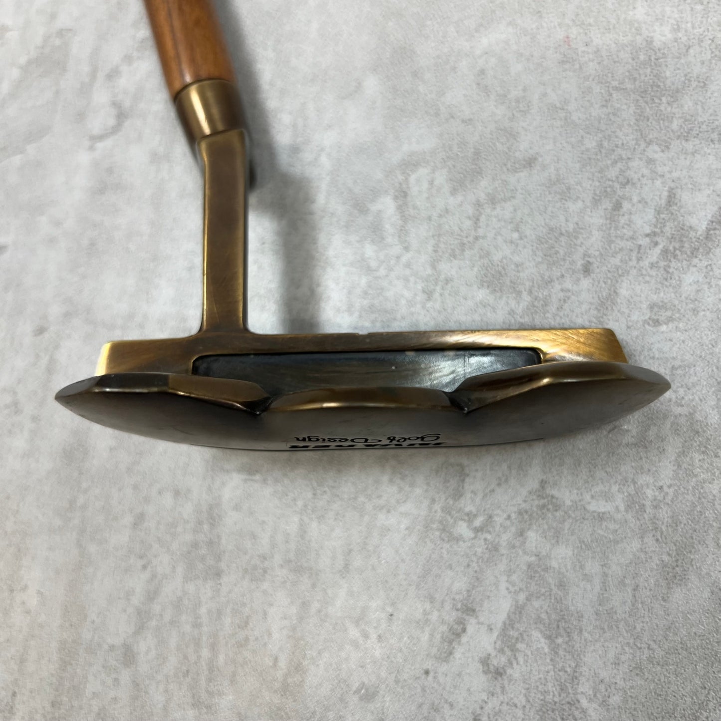 INVADER　Golf Design USA　メンズゴルフ	パター　ピン型	クランク　木製シャフト	35インチ	右利き用