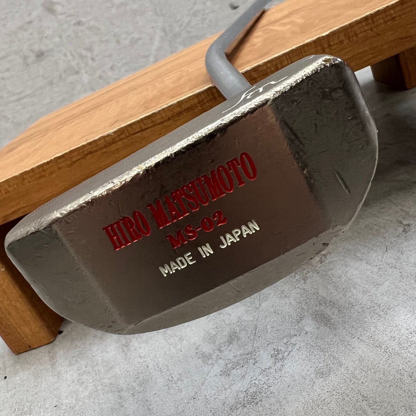 ヒロマツモト　MS-02　メンズゴルフ　パター　右利き用　33インチ　HIRO　MATSUMOTO　ヘッドカバー