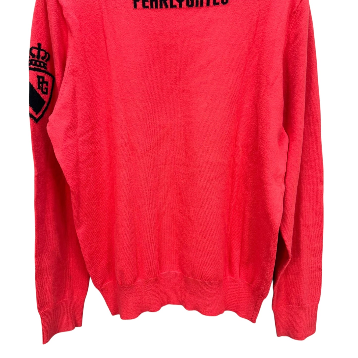 PEARLY GATES パーリーゲイツ　メンズ　男性用 長袖トップス ニットセーター　タートルネック　ピンク　5号　Lサイズ