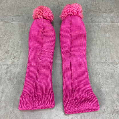 MARK＆LONA　ゴルフクラブ用ヘッドカバー　フェアウェイ　ユーティリティ　7W　UT　ピンク　マークアンドロナ