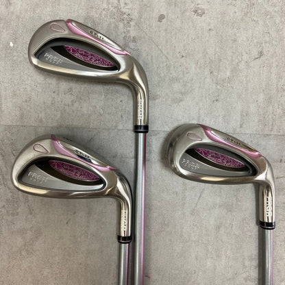 プロギア スウィープ CT-11 レディースゴルフ アイアンセット 6本 L相当 右利き用 カーボン PRGR Sweep