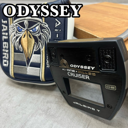ODYSSEY　オデッセイ　Ai-ONE　ミルド　クルーザー　ジェイルバード	メンズゴルフ　中尺パター　ネオマレット	38.0インチ　右利き用