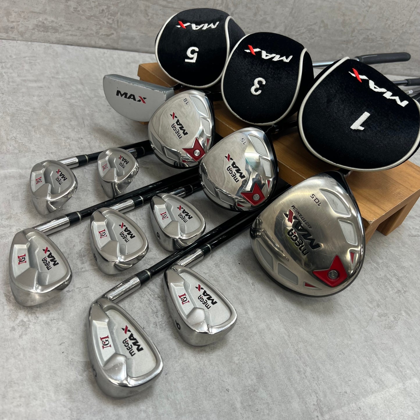メガ　マックス　メンズゴルフ　クラブセット　11本　SR　右利き用　MEGA　MAX