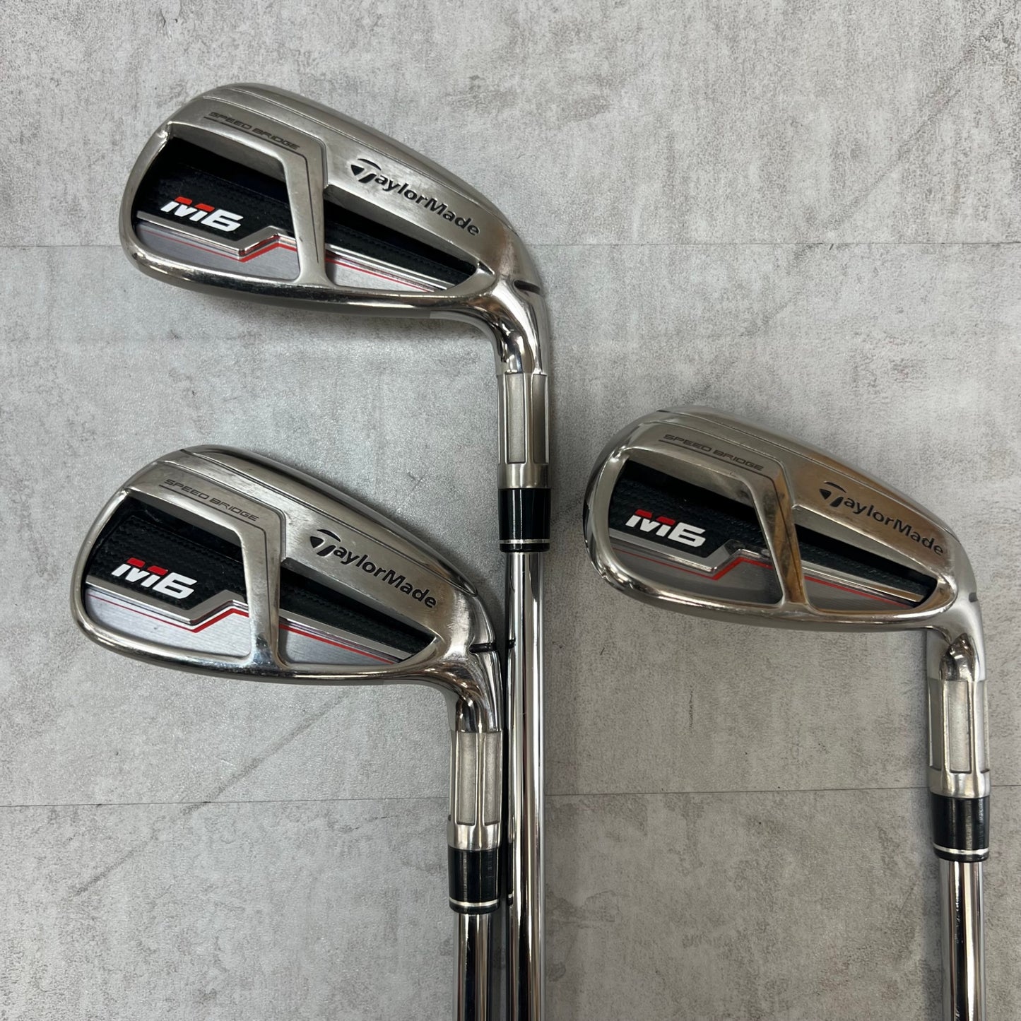 TaylorMade テーラーメイド M6 メンズゴルフ アイアンセット 5番〜PW 6本 右利き用 純正シャフト スチール S