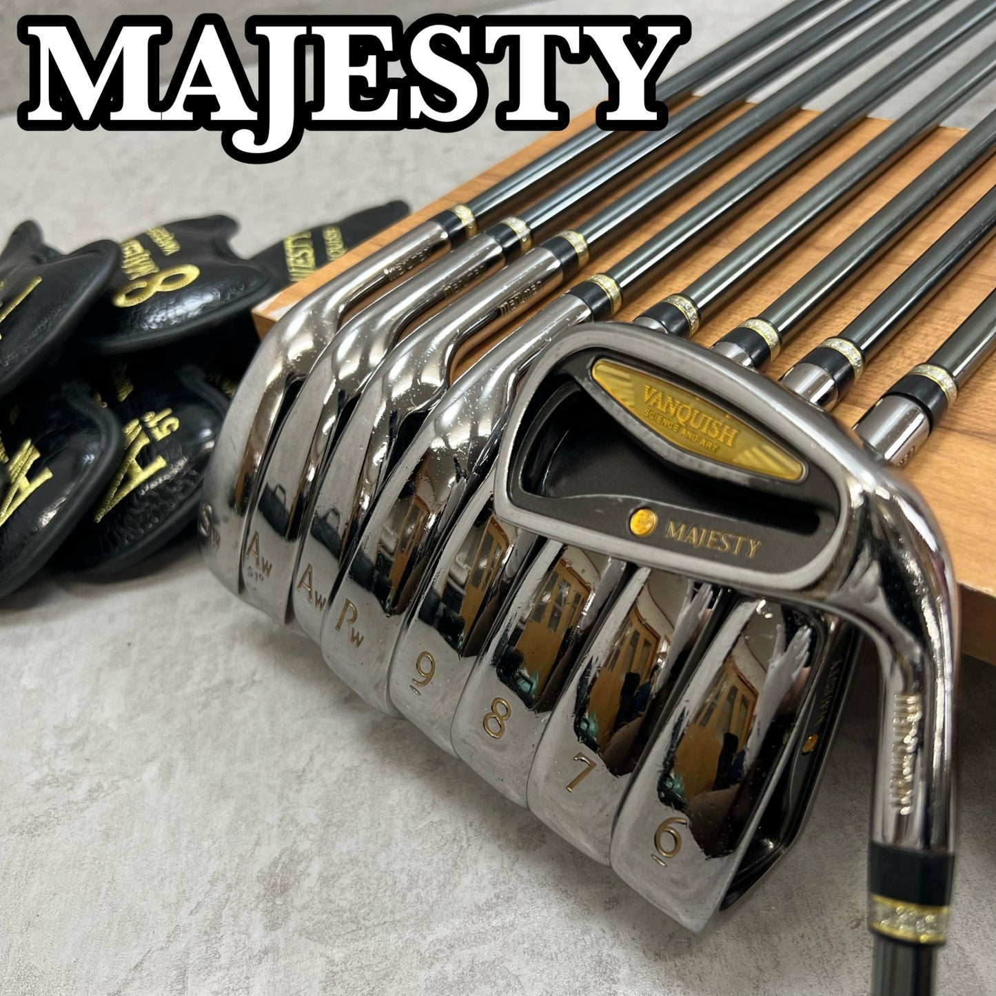 マジェスティ  ヴァンキッシュ メンズゴルフ アイアンセット 9本 R 右利き用 カーボン MAJESTY VANQUISH